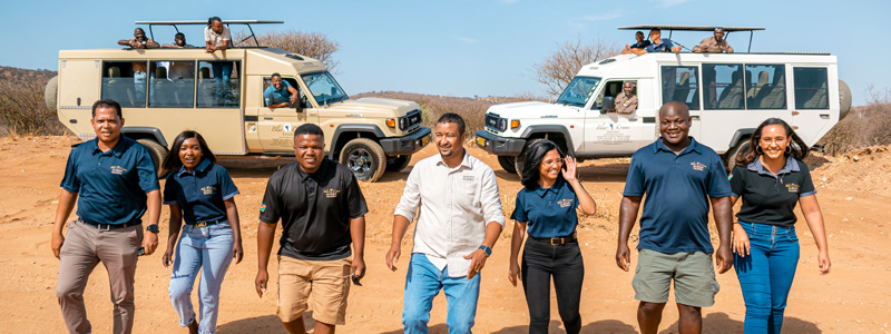 Tour group, Etosha National Park