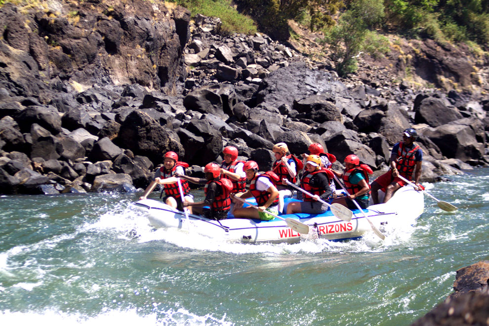 adventure activities - river rafting