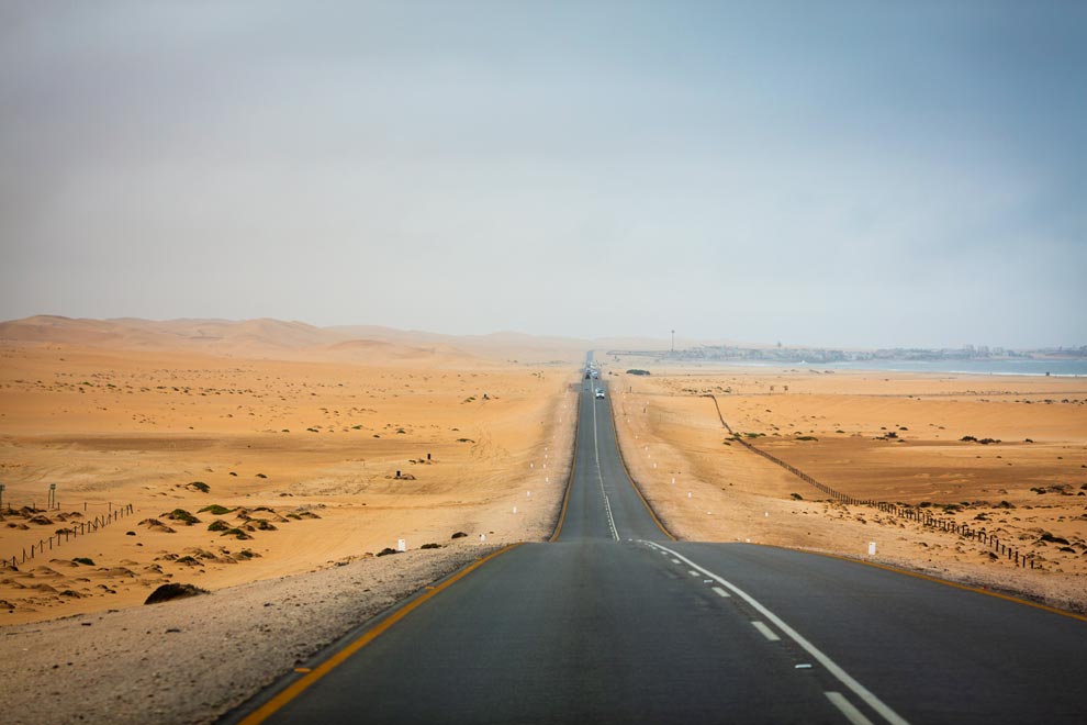 Coastal road to Swakopmund